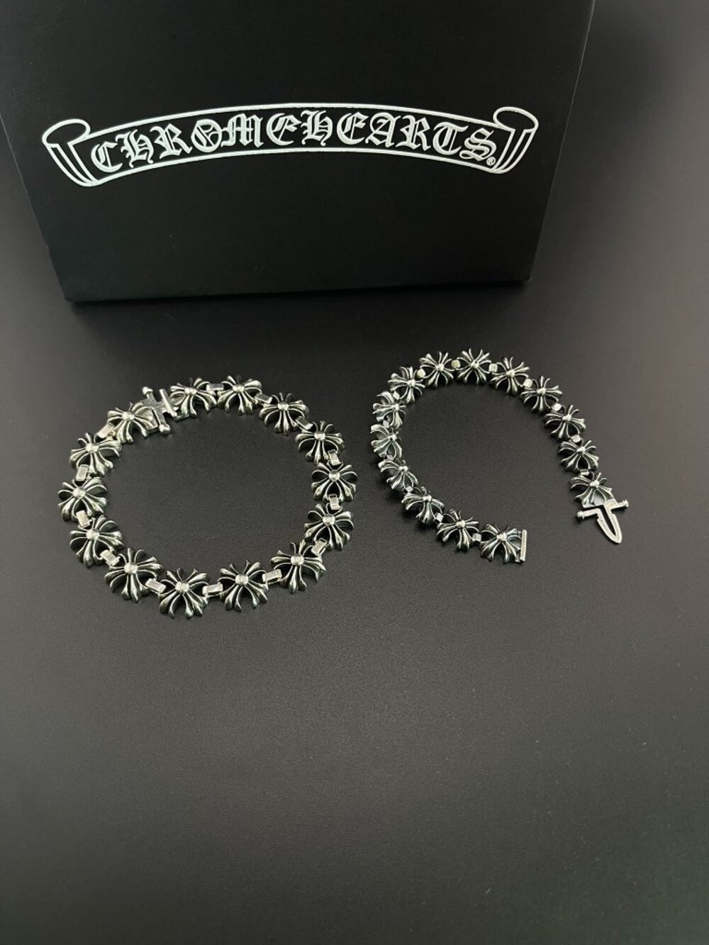 Chrome Hearts Cross Flower Couple Bracelet for Men and Women